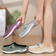 Women's Slip-On Slippers Breathable Fabric Indoor Outdoor Comfortable