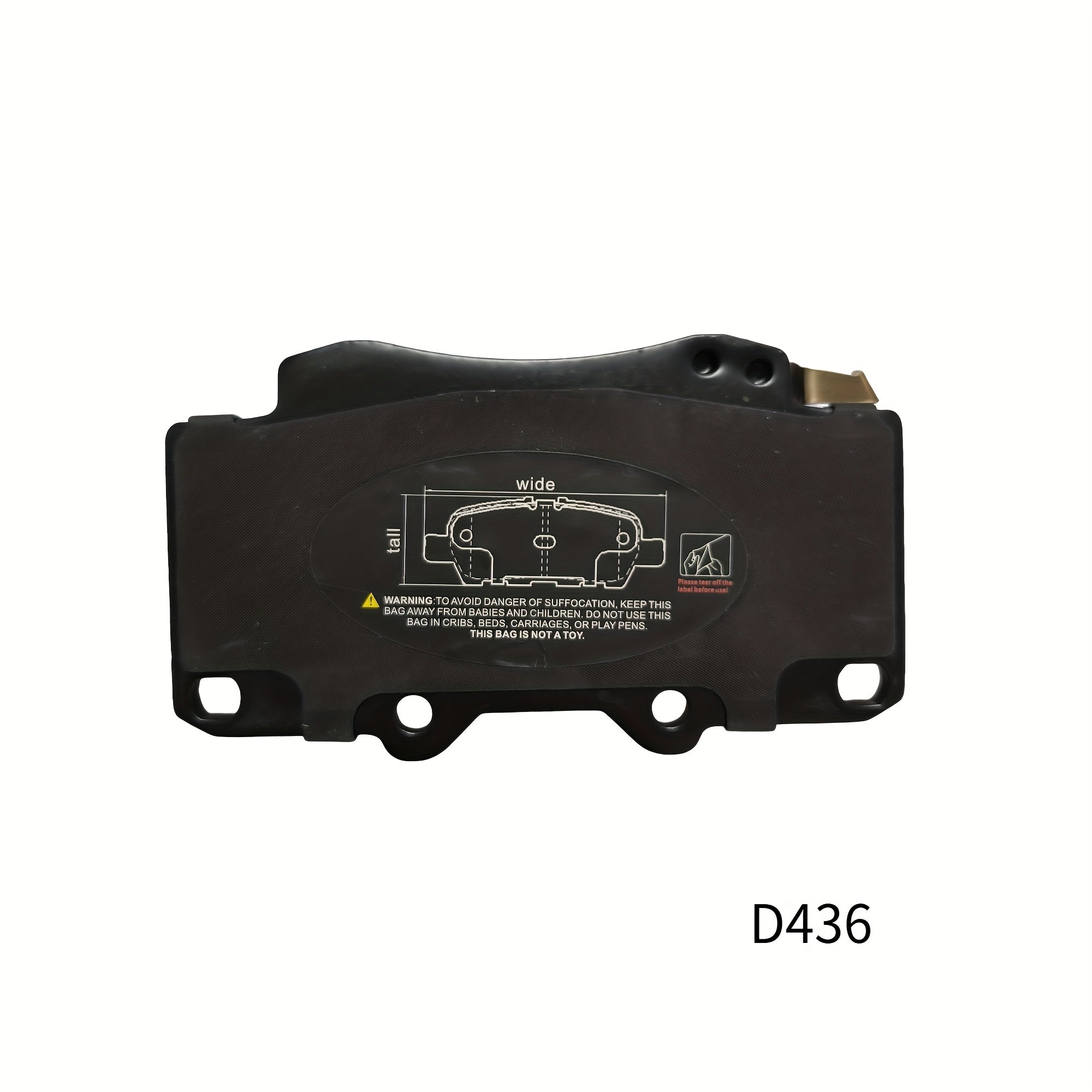 Juego de 4 pastillas de freno de cerámica para SUVs reemplazo delantero resistente al calor