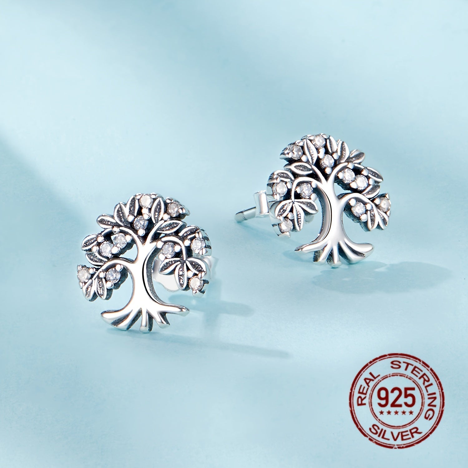 Sterling Silver Plated Hayot Daraxti Marjon Zanjiri Sintetik Zirconia Sentabr Tug'ilgan Kuni - Partiyalar, Ta'tillar va Otalar Kuni uchun Mukammal. Jozibali va Qiziqarli Uslub, Har Mavsum uchun Ideal.