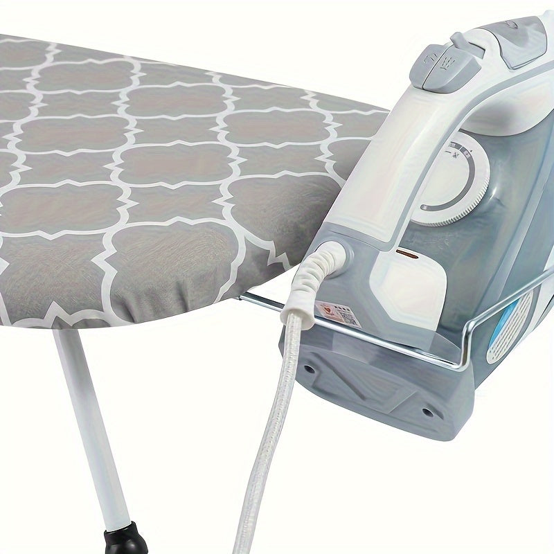Adjustable Height Ironing Board with Foldable Legs and Removable Cover