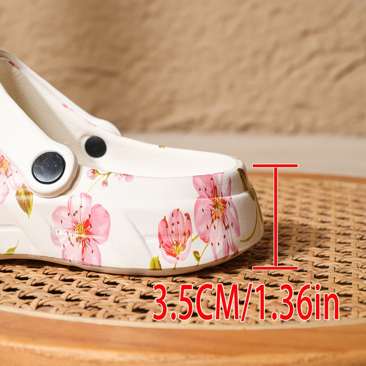 Girls EVA Slides with Colorful Cartoon and Floral Print