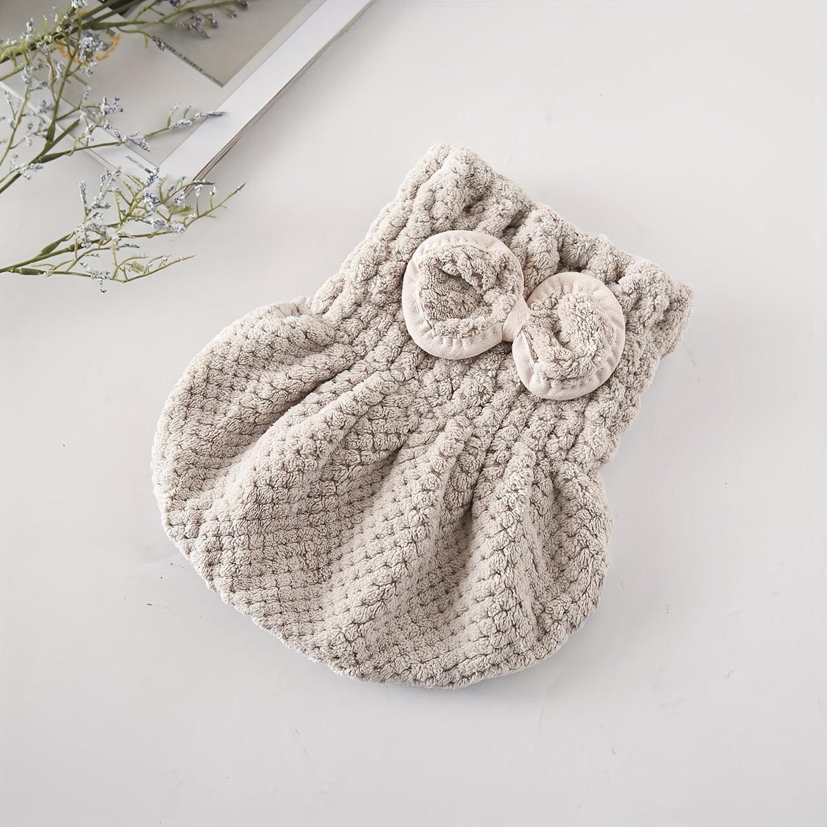 Coral Velvet Hair Towel Wrap for Fast and Comfortable Hair Drying