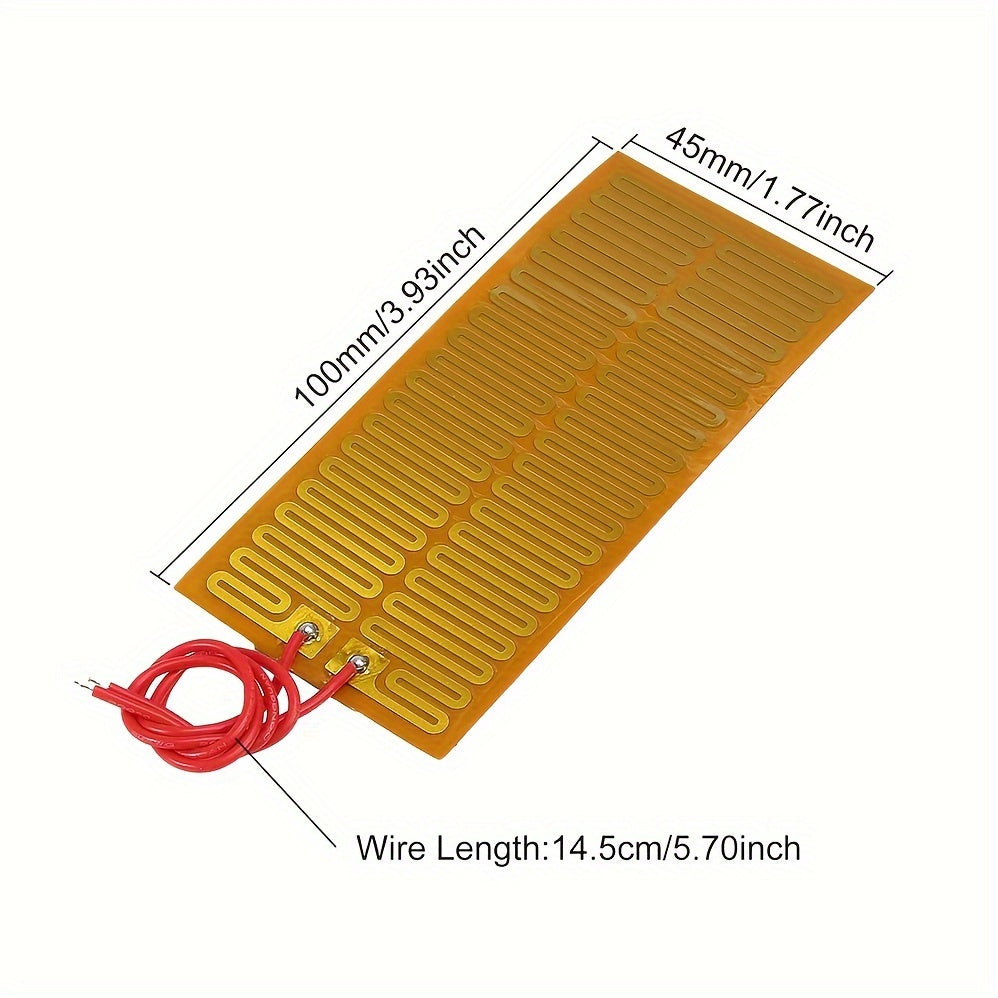 Electric Heating Film Pad for Oil Tanks Defogging 10-100mm 5V 12V 24V