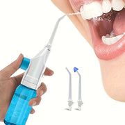 Portable Water Flosser and Toothbrush Combo for Deep Cleaning Travel Use