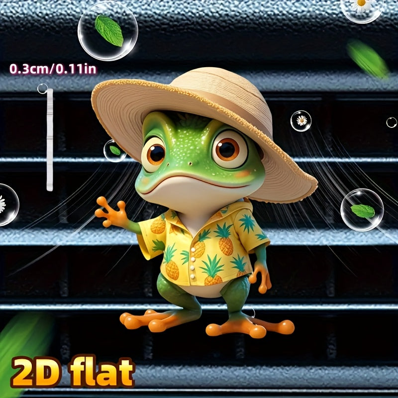 Cute Hip-Hop Monkey Car Vent Clip Freshener with Fragrance Pads