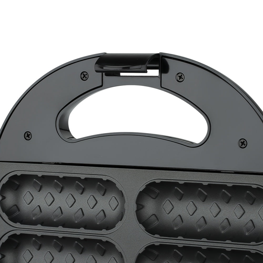 6-ўринли Hot Dog tayyorlagich, 360° pishirish, oson saqlash, bardoshli plastmassa