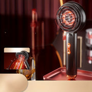 3 rejimli simsiz elektr soch taragichi va bosh massaj qiluvchi, USB orqali zaryadlanadigan litiy batareyasi, soch parvarishi uchun mos.