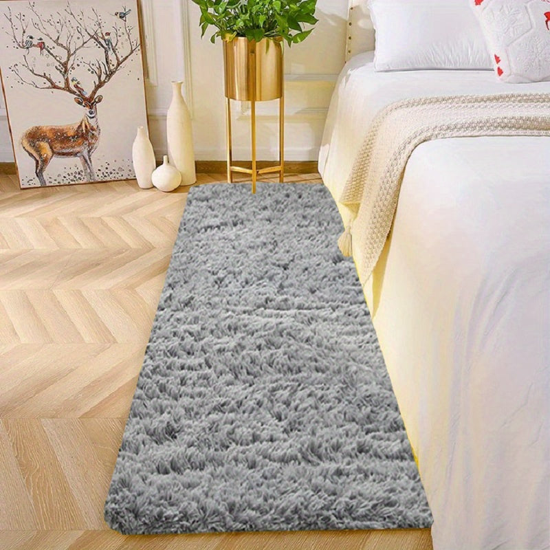 Green Fluffy Shag Rug for Bedroom Living Room Nursery 3x5 Feet
