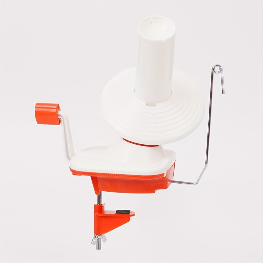 Yarn Winding Tool for Organizing and Managing Household Yarn Balls Red Handheld Winding Device