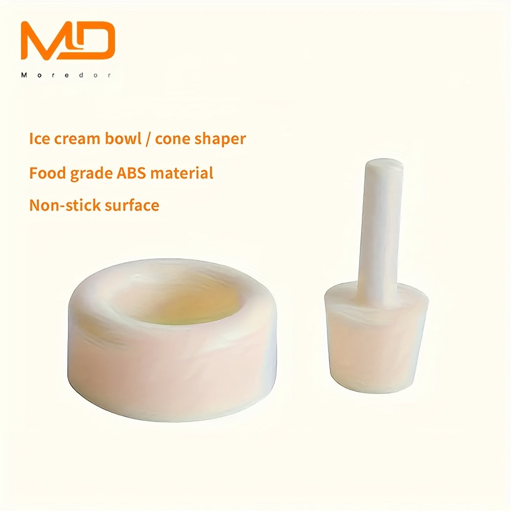 Ice Cream Cone Maker Kit ABS Plastic Mold for Waffle Cones Horns