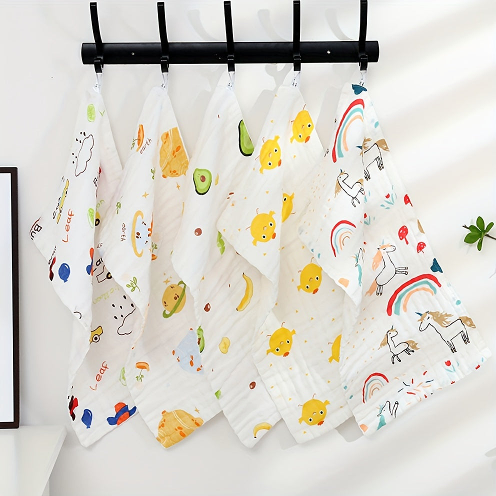 Besh 25*50 sm o'ziga xos, yuqori zichlikdagi gazli naqshlar bilan bezatilgan sochiq, har kuni hammom uchun mukammal.