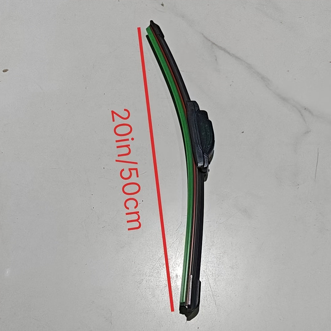 Universal U-Shaped Multi-Functional Wiper Blade Durable Dual Rubber Fit All Cars