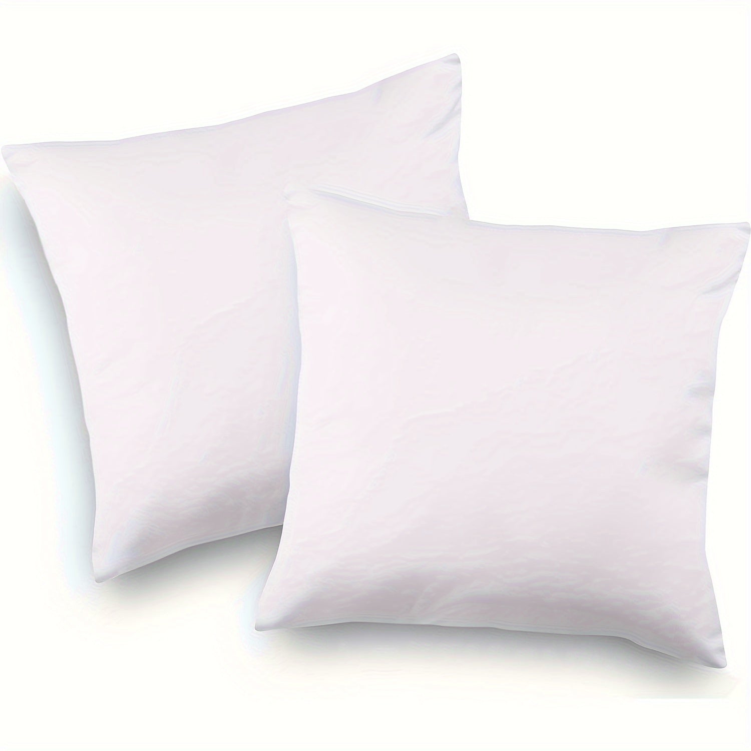 Set of 4 Lightweight Down Alternative Polyester Pillow Inserts for Throw Pillows and Cushions