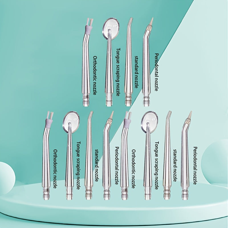Boquillas portátiles para irrigador bucal surtidas para ortodoncia raspado de lengua estándar higiénico