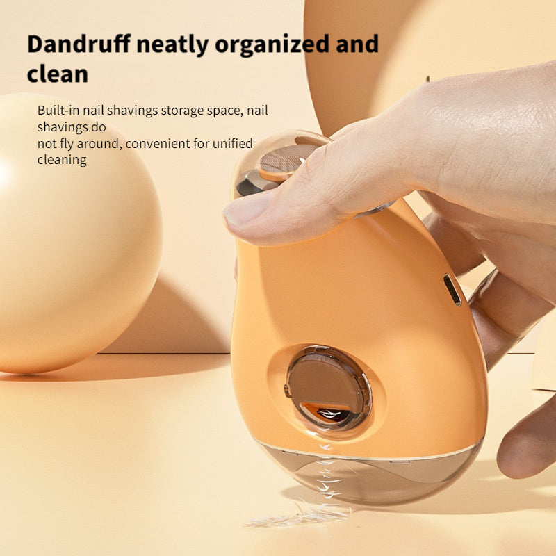 1 dona ergonomik 2-in-1 elektr tirnoq kesgichi va maydalagichi, USB orqali zaryadlanadigan xususiyat, 3 tezlik sozlamalari, LCD displey, Type-C tez zaryadlash, uzoq muddatli batareya hayoti va ichki saqlash qutisi bilan