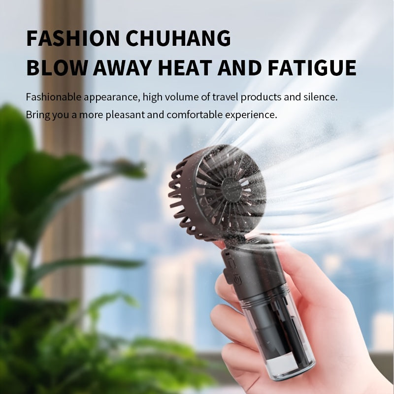 Portable USB Fan with Rechargeable Battery and Wearable Design