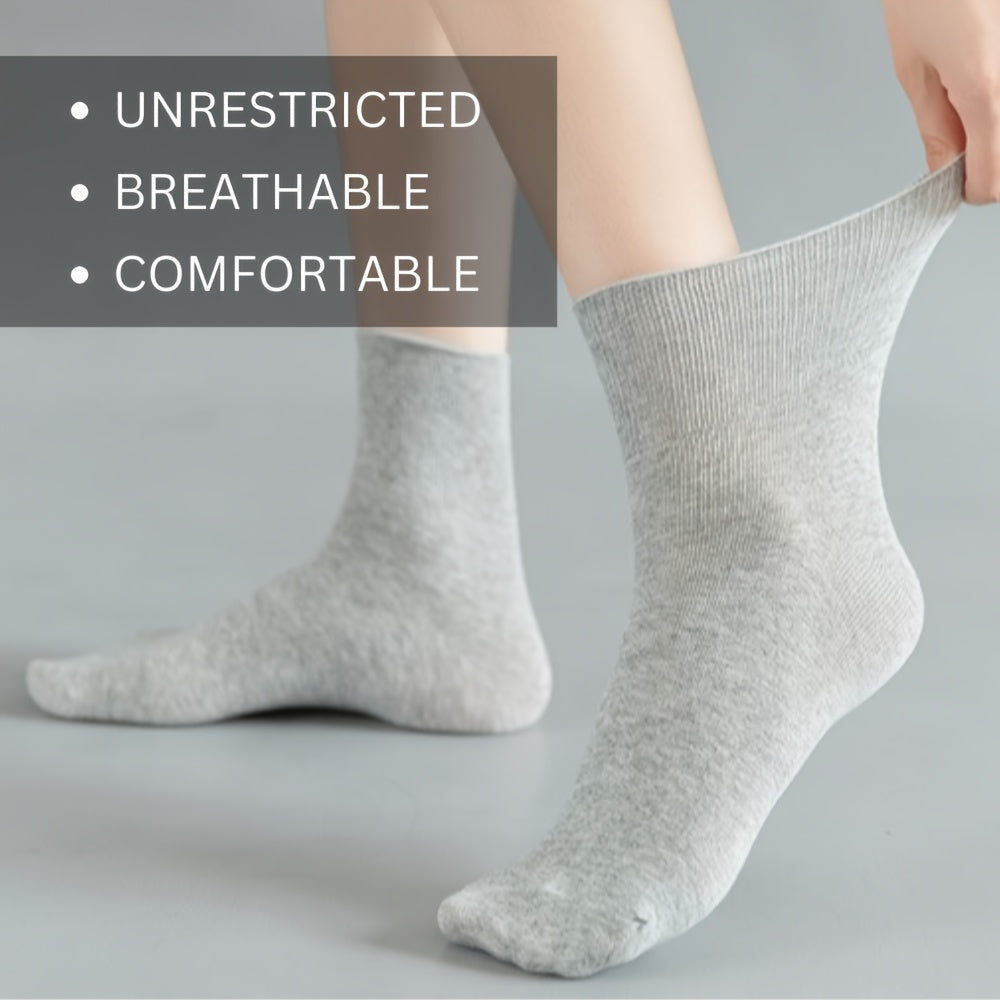 Set of 5 Non-Binding Diabetic Socks for Women Elderly Pregnant Comfort Gift