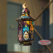 Dekorativ Islom chiroqi quyosh nuri devorga osilgan akril bo'yalgan plastmassa Ramazon oy yulduzli Eid sovg'asi