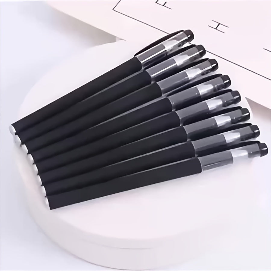 Set of 30 Fine Tip Gel and Ballpoint Pens with Screw Cap for Professionals and Students