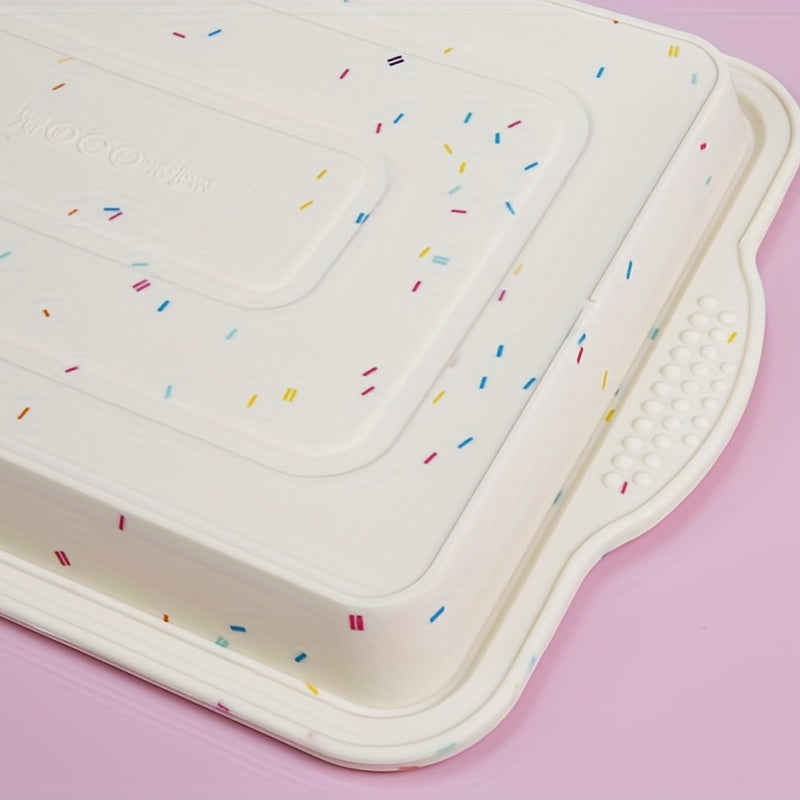 13 dyuymli yopishmaydigan silikon pishirish panasi, oziq-ovqat sinfi uchun pirojnoe, pechenye, brownies uchun mat