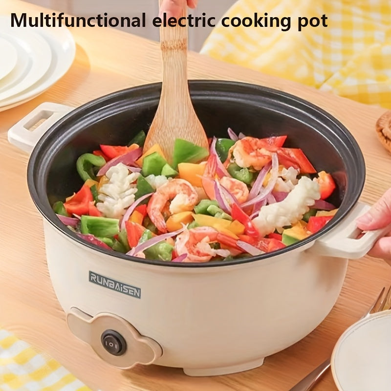 Olla eléctrica versátil para reuniones, cenas fáciles de limpiar, ideal para preparar platos, regalo perfecto para Pascua