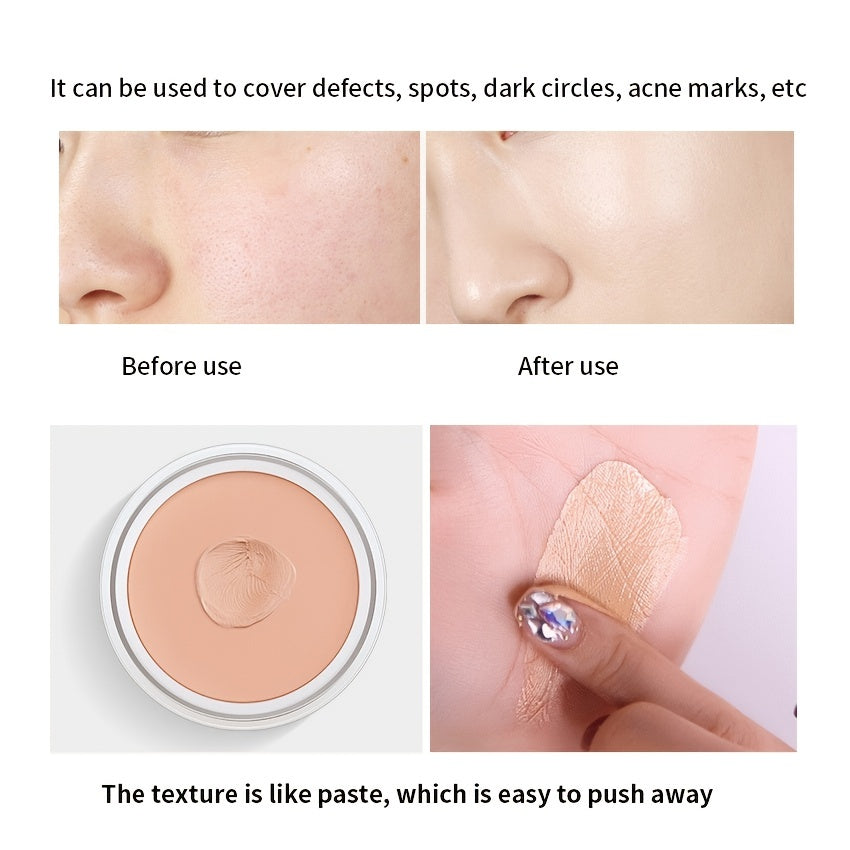 Women High Coverage Concealer Cream for Dark Circles Blemishes Waterproof Long Wear