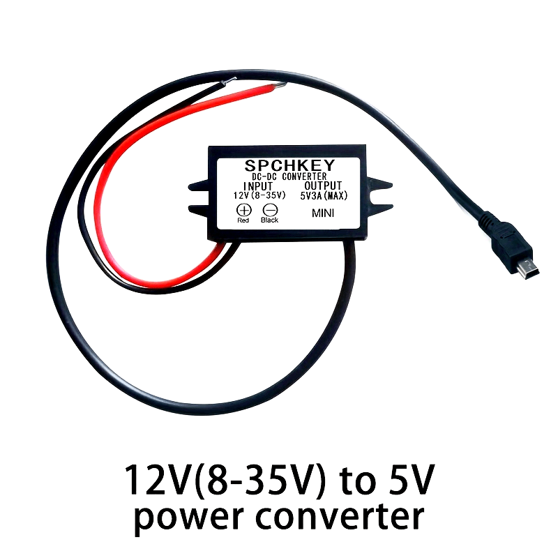12V to 5V DC-DC Step Down Voltage Converter with USB Output for 36V and Lower