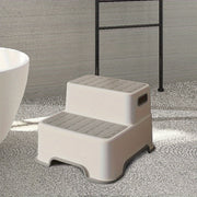 Taburete de plástico antideslizante para baño, entrenamiento para ir al baño y alcanzar lavabos