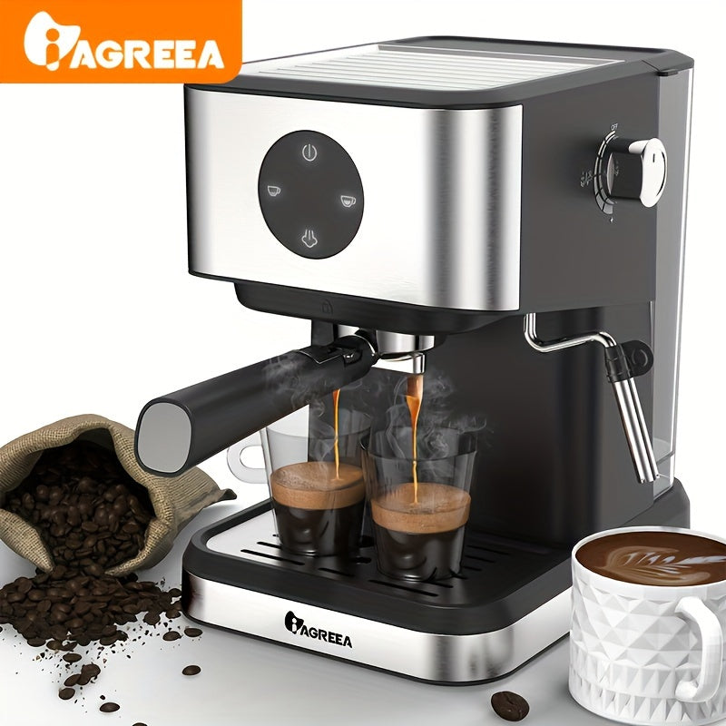 Italian Espresso Machine 20Bar 1.5L Digital Touch Screen Stainless Steel Home Office