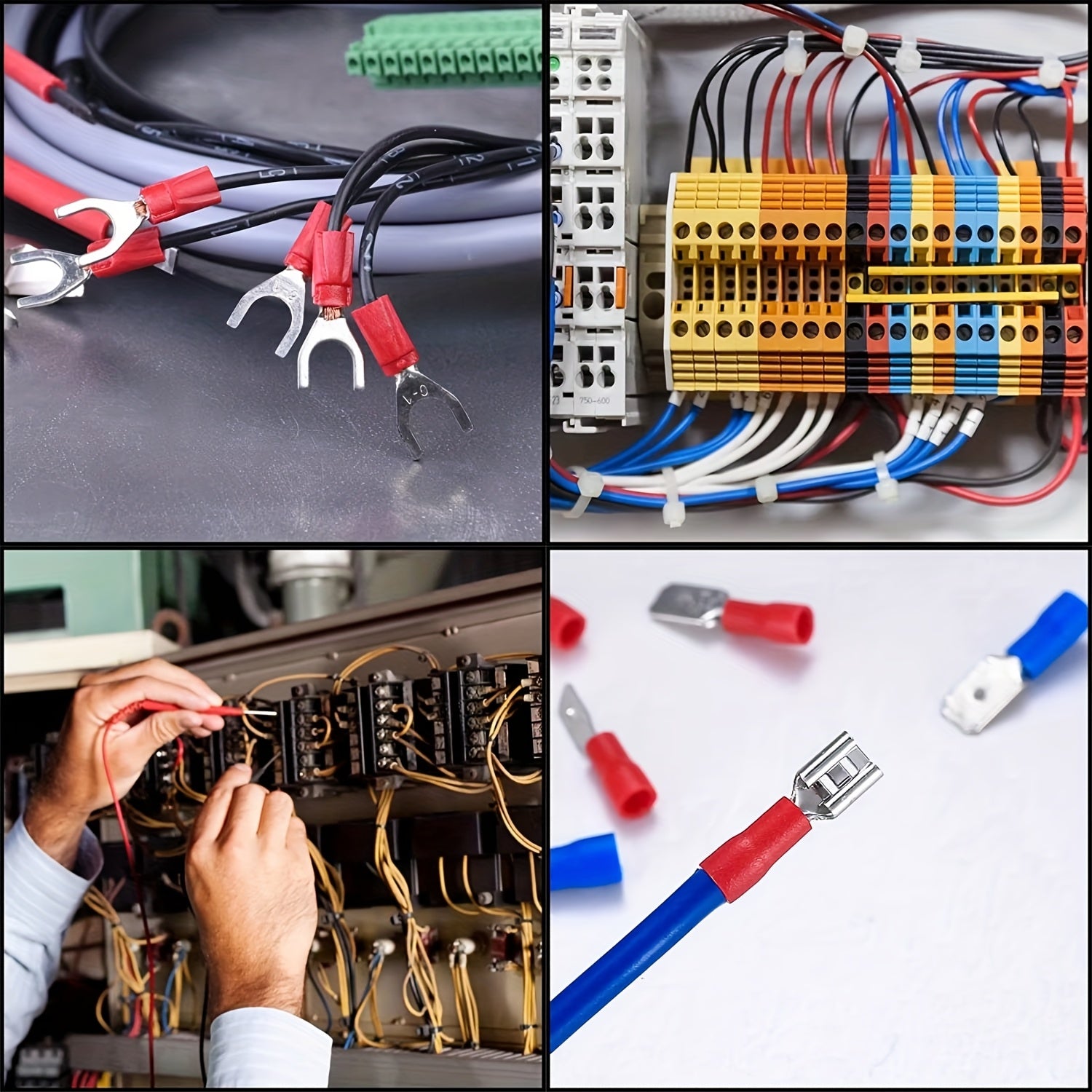 Universal Electrical Crimp Terminal Set 102pcs Assorted Wire Connectors