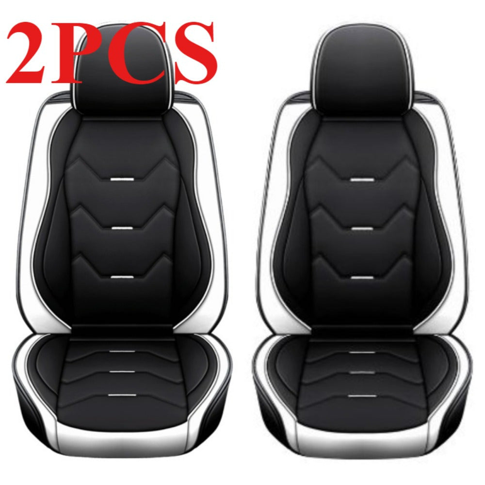 Full Cover Car Seat Cushion Black and White Breathable Non-Slip Protector
