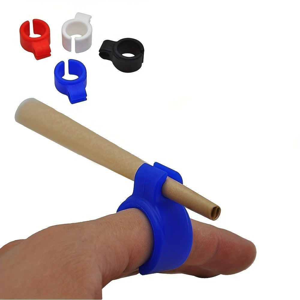 Unisex Silicone Finger Protector Ring for Cigarette Holding Smoking Accessory