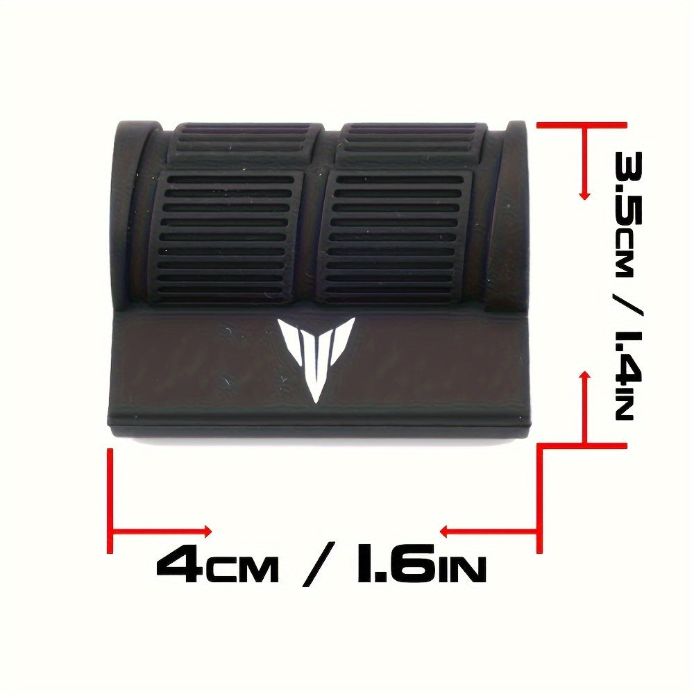 Protector de goma para cambio de marchas de motocicleta, cubre palanca de cambios antideslizante, negro, duradero