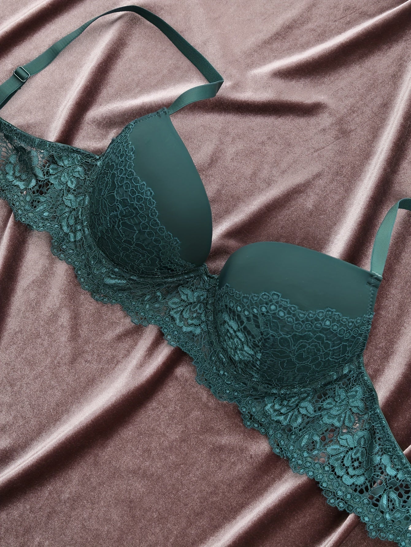 Кружевной лифчик с пуш-ап эффектом и комплект трусиков для женщин, сексуальное белье и нижнее белье