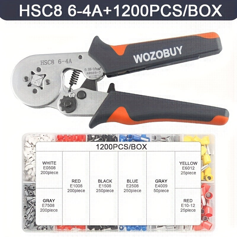 Crimping Tool for Ferrule Sleeves with Carbon Steel Handles