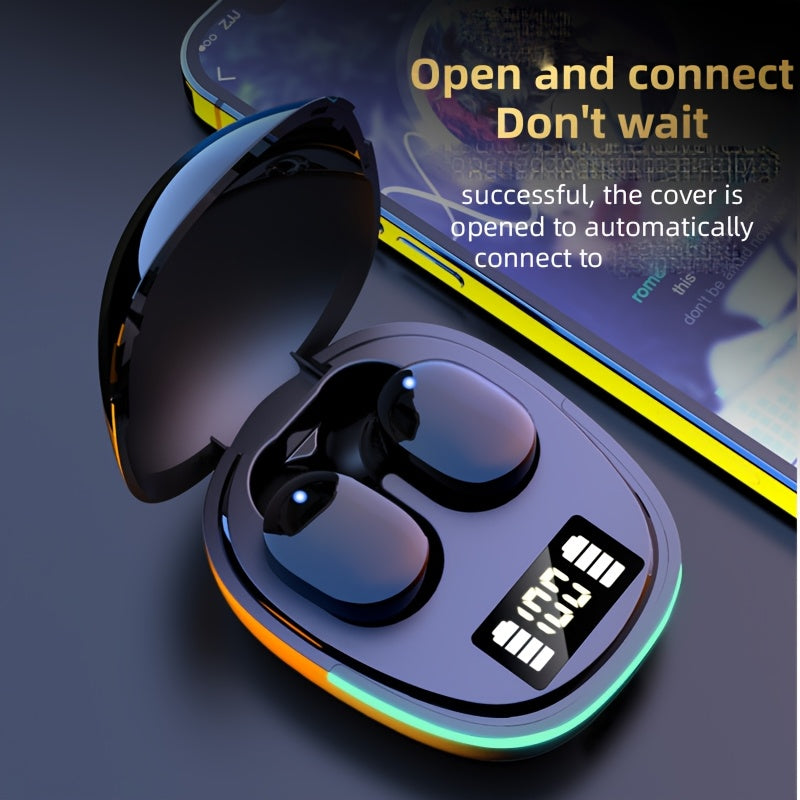 Новые беспроводные наушники с LED-дисплеем, сенсорные внутриканальные TWS беспроводные наушники для IOS/Android, модель 2024.