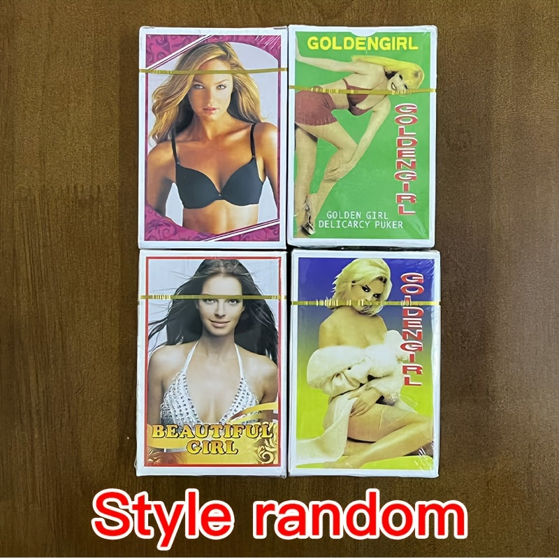 Adult Playing Cards - Realistic Woman in Swimsuit Poker Deck for Parties
