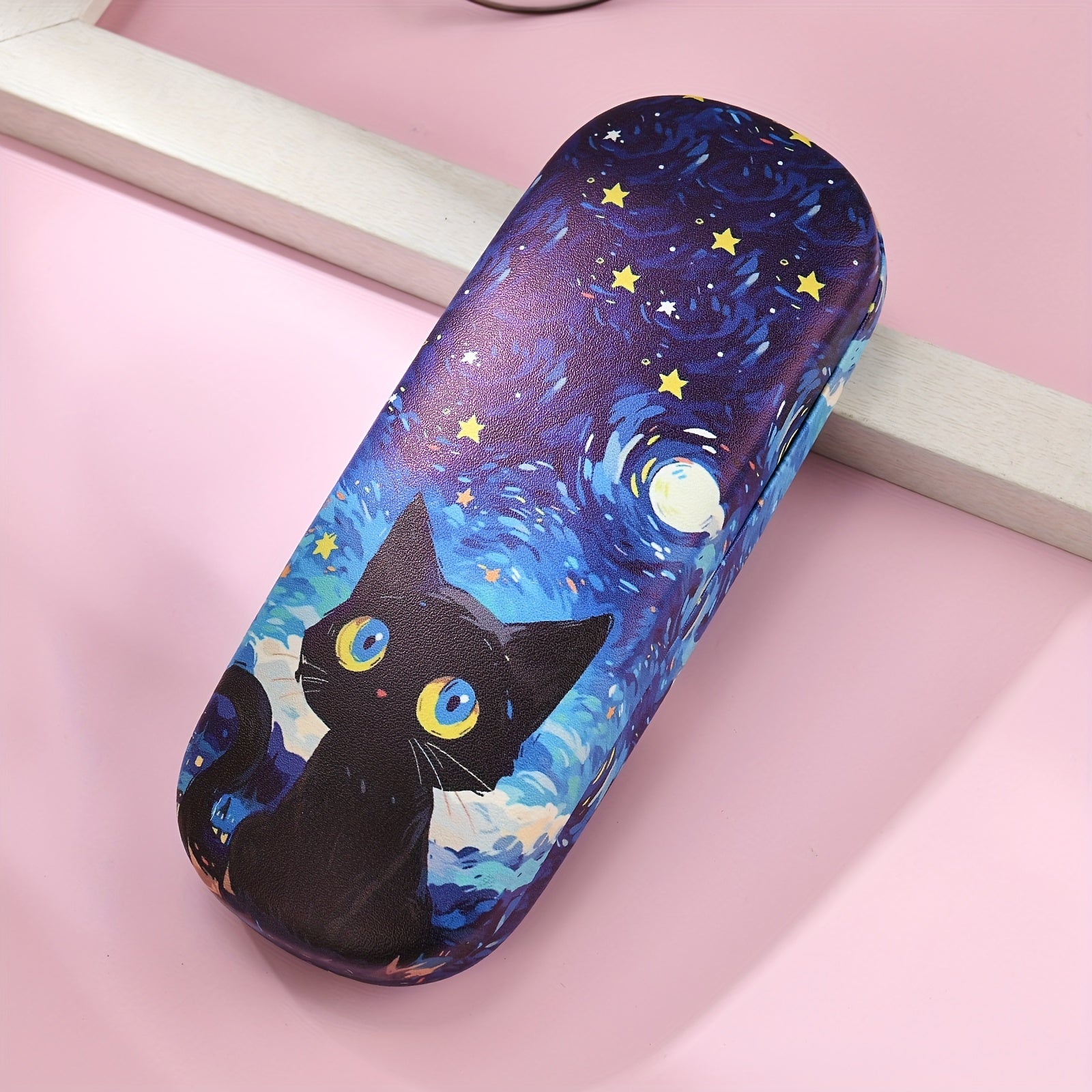 Creative Six Cats Glasses Case for Men Women Stylish Protective Storage