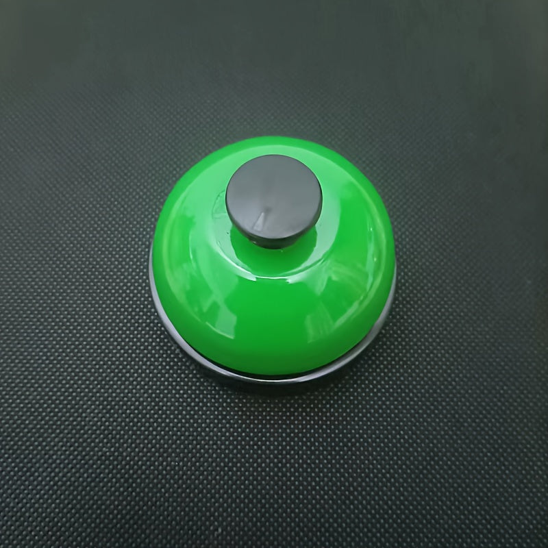 Colorful Metal Hand-Press Dog and Cat Training Bell with Red Yellow Green Bells