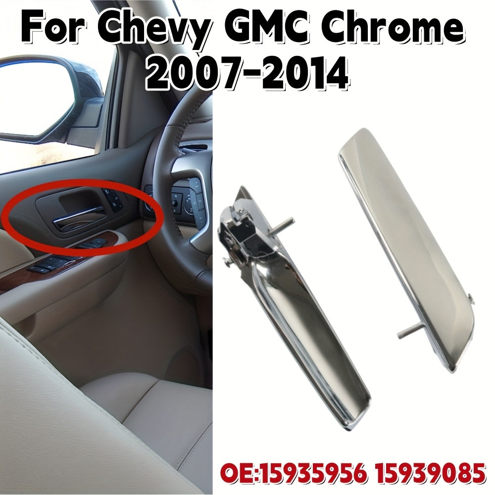 Avtomobil uchun ichki eshik tutqichining o‘rniga chrome, chap va o‘ng uchun, 2007-2014 yilga mos keladi