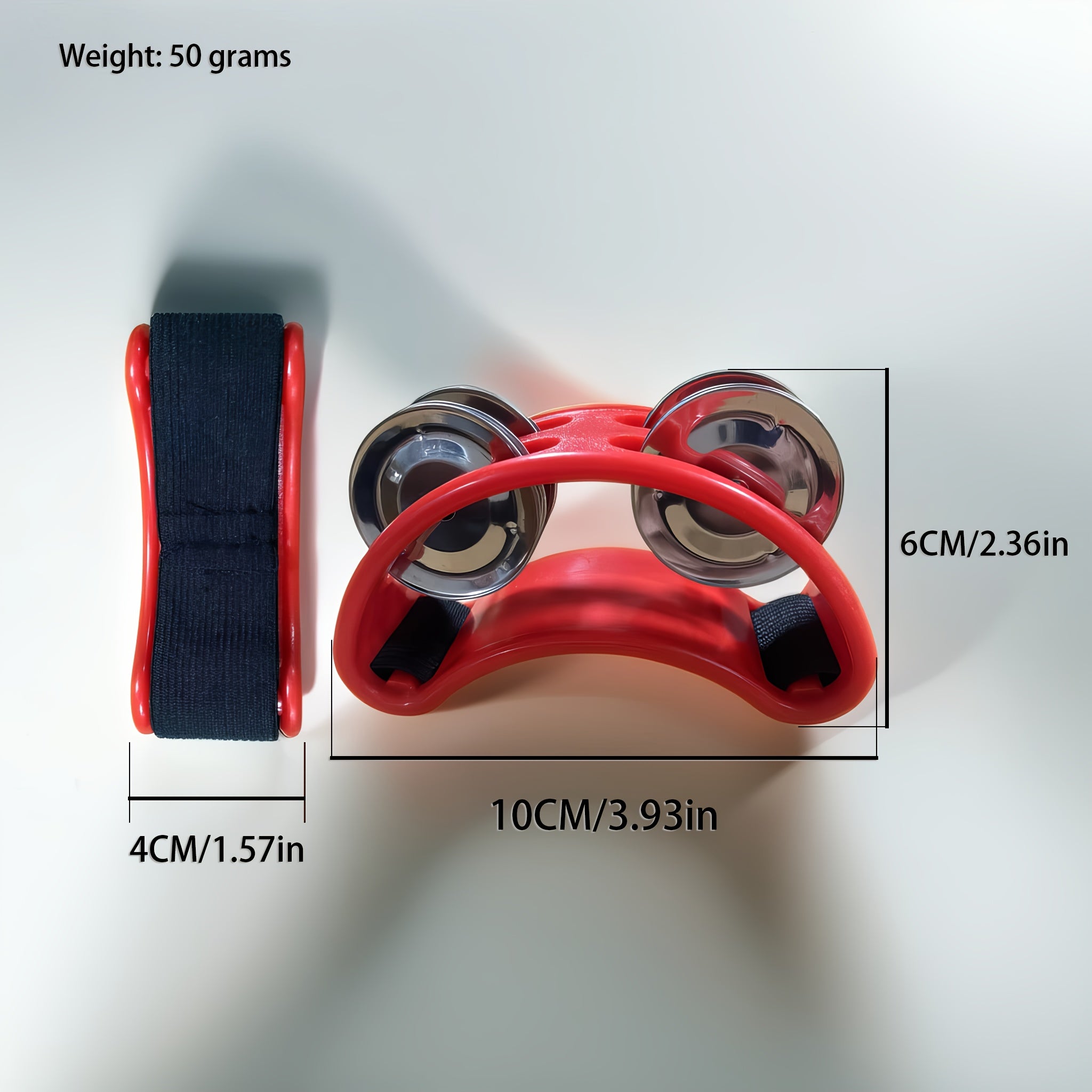 Set de instrumentos de percusión para niños con campanas, sonajeros y tambores en múltiples colores