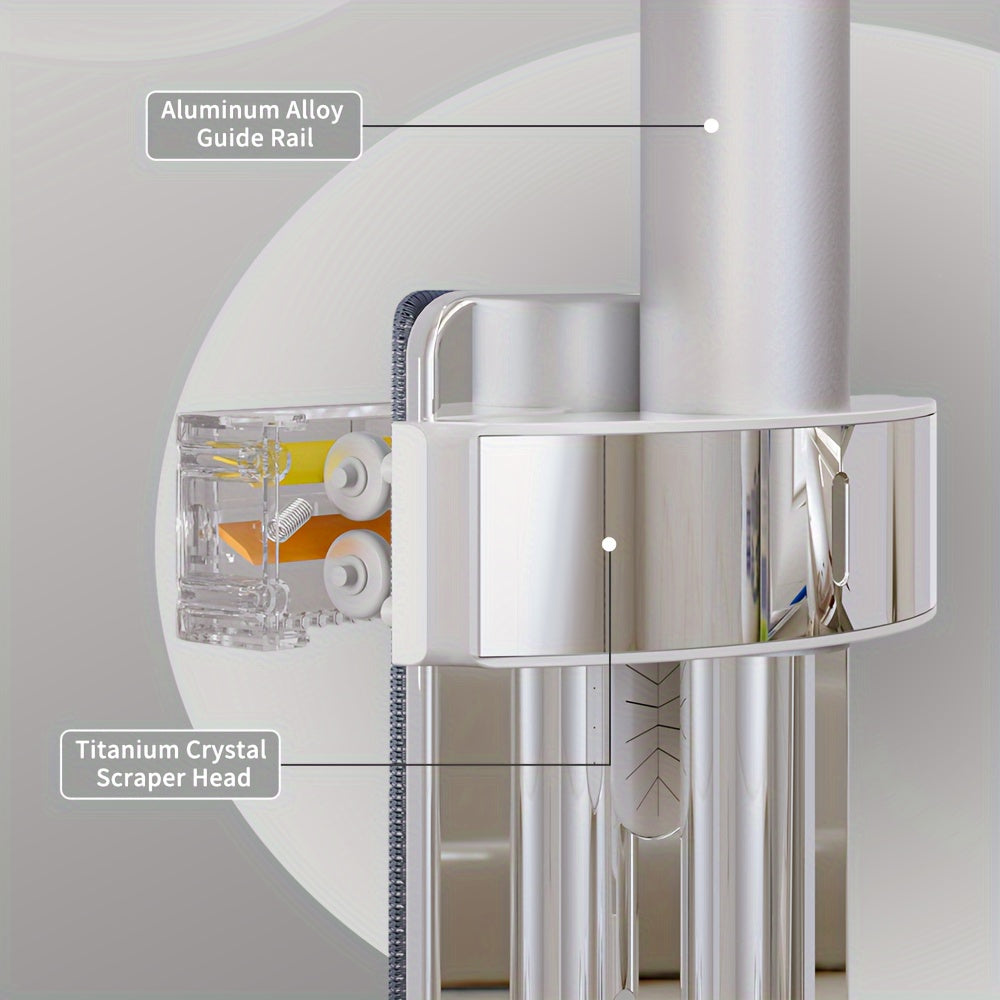 O'z-o'zidan siqiladigan zanglamaydigan po'latdan yasalgan tekis mopa - yashash xonalari, yotoq xonalari, hammomlar, oshxonalar va hojatxonalarni tozalash uchun mukammal