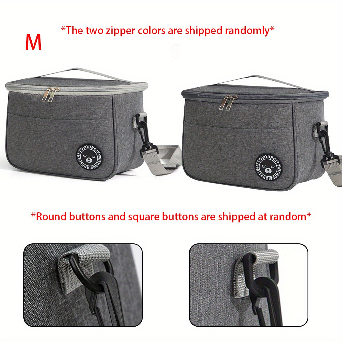 Insulated Lunch Bag with Double Layer for School, Picnic, and Gift Use