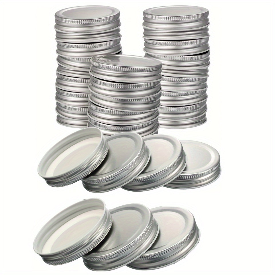 Tapas de plástico para frascos Mason de 30 unidades, aptas para boca regular, a prueba de fugas para envasar
