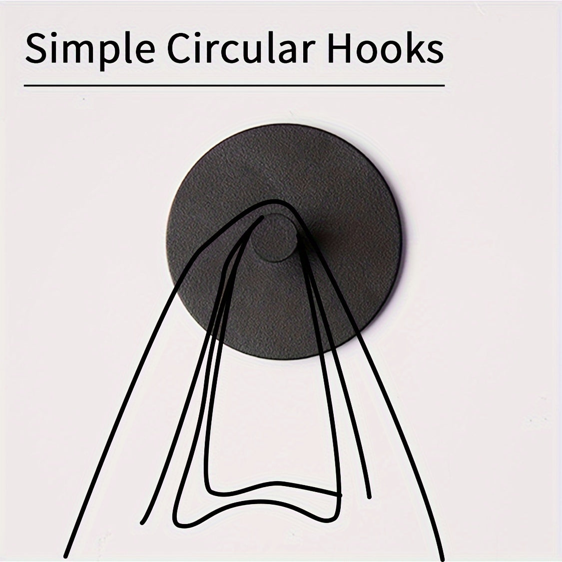 Gancho de pared metálico autoadhesivo para colgar ropa, llaves y enseres en varios colores