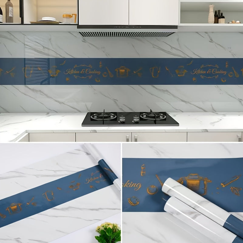 Kitchen Wall Protector Stickers Waterproof Fireproof High-Temperature Resistant for Stove