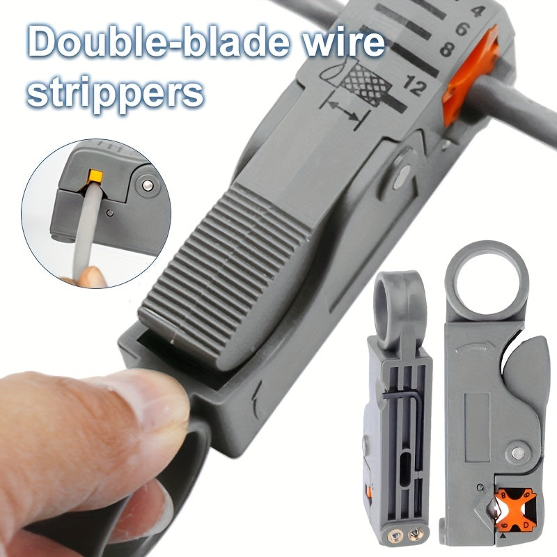 Multifunctional Wire Stripper and Crimping Tool with Plastic Handle