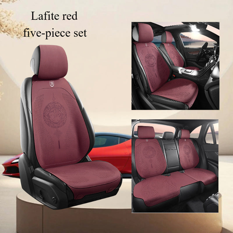 Universal Car Seat Cushion Faux Leather All-Season Universal Fit