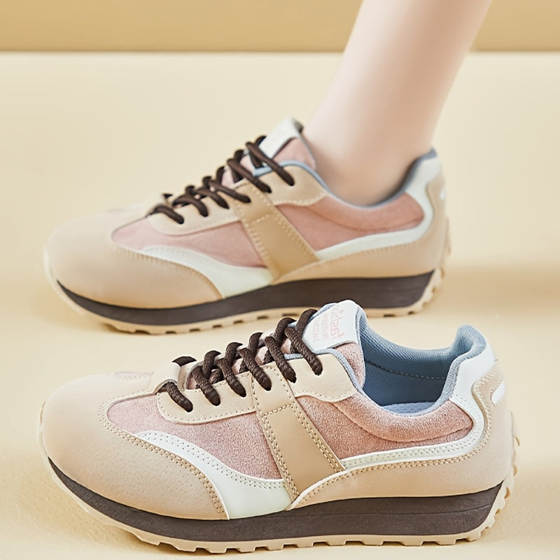 Female Thick Sole Sports Shoes Casual Street Photography