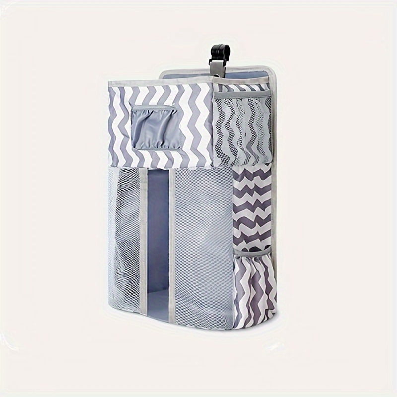 Baby Diaper Organizer Hanging Bag Oxford Cloth for Diapers and Clothes